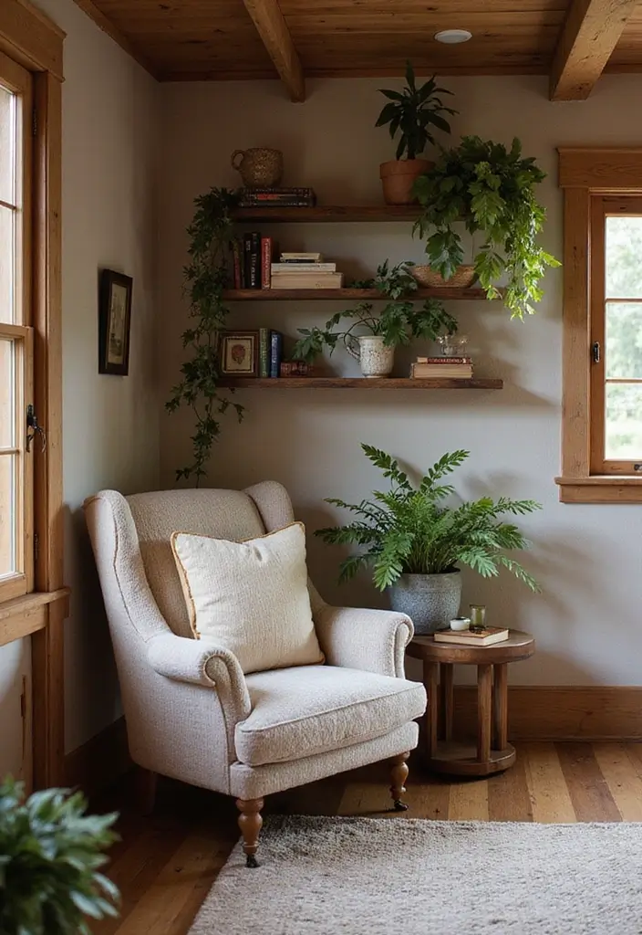 20 Barndominium Living Room Ideas That'll Make You Want to Cozy Up Right Now! - 2. Cozy Corner Nooks