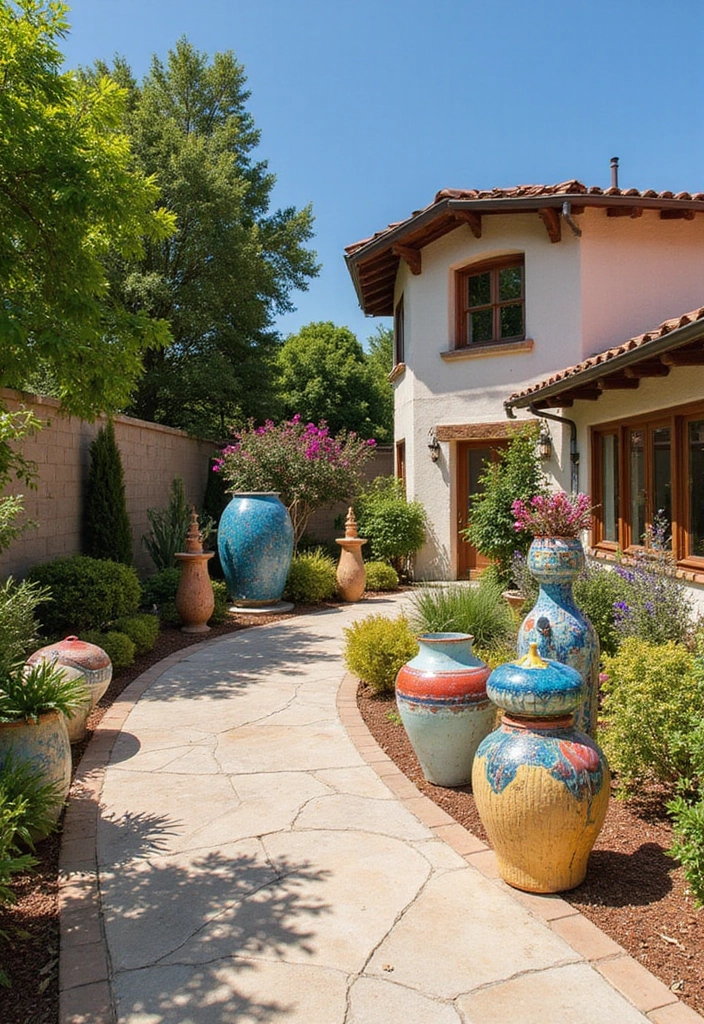 20 Stunning Outdoor Patio Decor Ideas That Will Transform Your Backyard into a Paradise! - 12. Outdoor Art and Sculptures