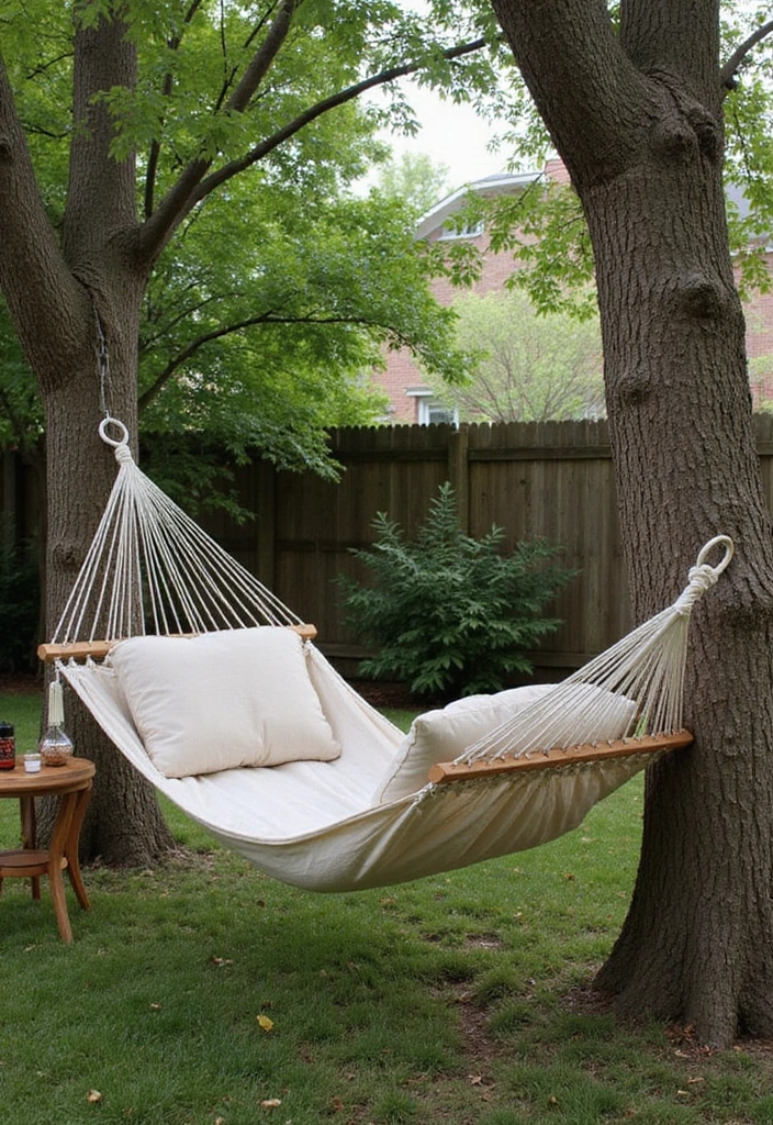 20 Stunning Outdoor Patio Decor Ideas That Will Transform Your Backyard into a Paradise! - 17. Comfortable Hammock
