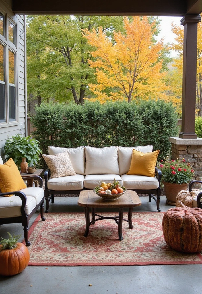 20 Stunning Outdoor Patio Decor Ideas That Will Transform Your Backyard into a Paradise! - 20. Seasonal Decor Swaps