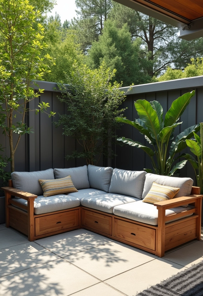 20 Stunning Outdoor Patio Decor Ideas That Will Transform Your Backyard into a Paradise! - 5. Multifunctional Furniture