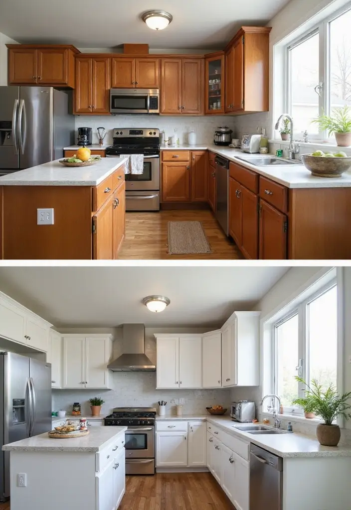 21 Stunning Kitchen Makeovers That Cost Less Than $100 (You Won't Believe #7!) - 16. Functional Layout Changes