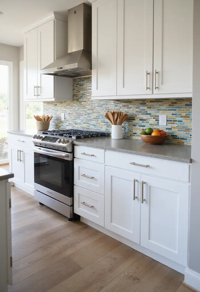 21 Stunning Kitchen Makeovers That Cost Less Than $100 (You Won't Believe #7!) - 3. Peel and Stick Backsplash