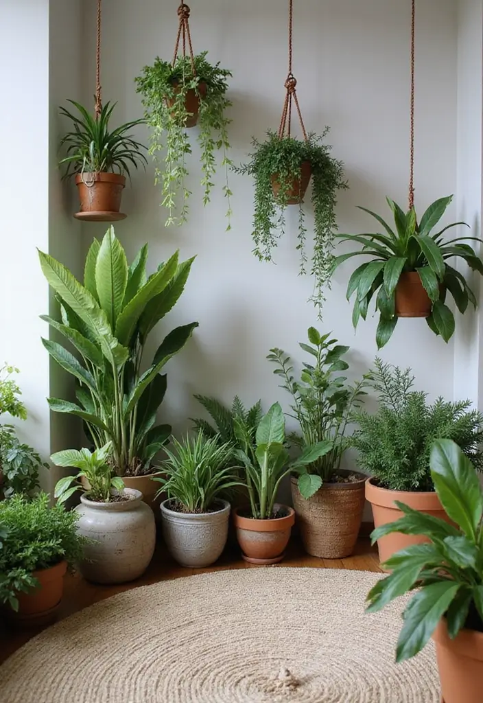 21 Stunning Modern Rustic Living Room Ideas That'll Make You Want to Redecorate Today! - 14. Plants and Greenery