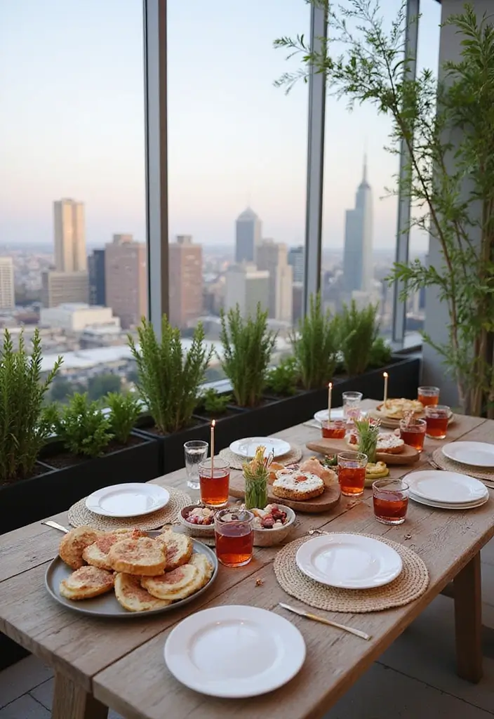 21 Trendy Engagement Party Themes That Will Wow Your Friends (Get Ready for #5!) - 11. Cityscape Soiree