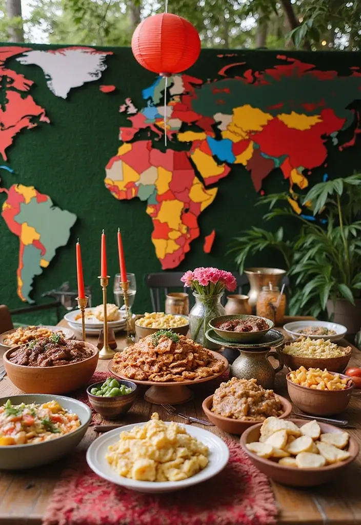 21 Trendy Engagement Party Themes That Will Wow Your Friends (Get Ready for #5!) - 15. Around the World