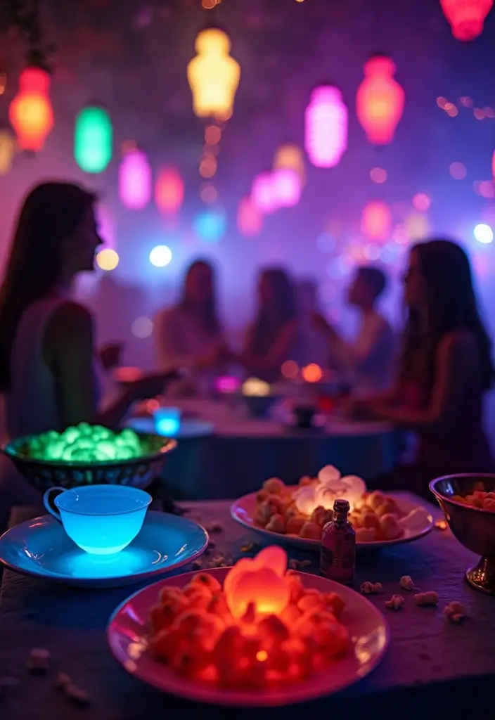 21 Trendy Engagement Party Themes That Will Wow Your Friends (Get Ready for #5!) - 18. Glow Party