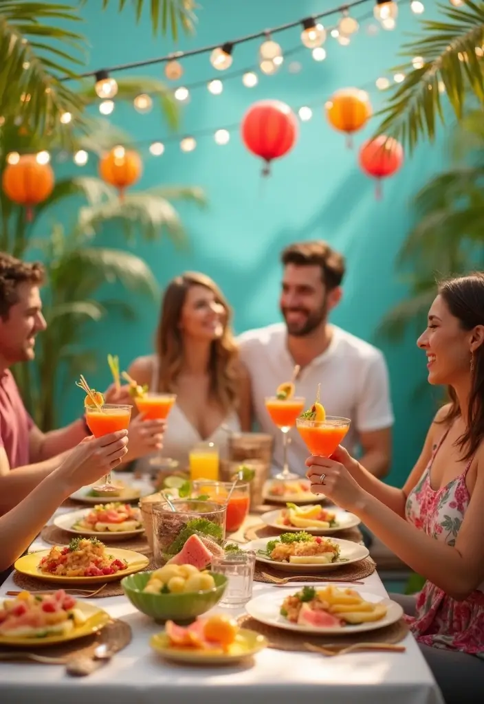 21 Trendy Engagement Party Themes That Will Wow Your Friends (Get Ready for #5!) - 3. Tropical Paradise