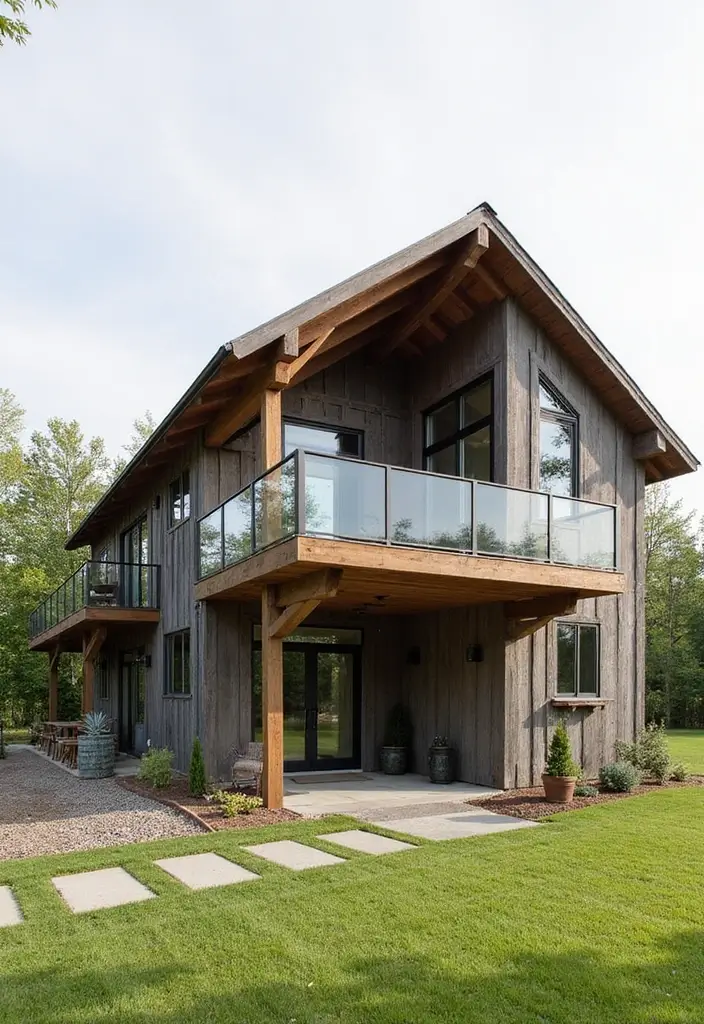 25 Stunning Barndominium Designs That Will Make You Want to Move Immediately! - 23. The Urban Oasis