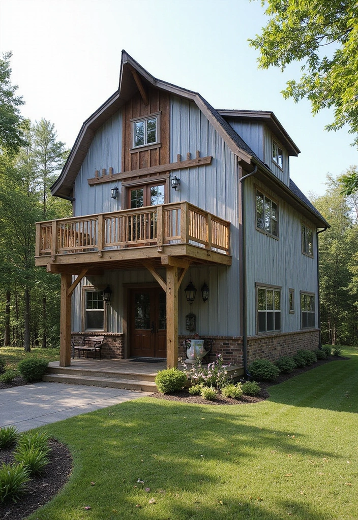 25 Stunning Barndominium Designs That Will Make You Want to Move Immediately! - 4. Two-Story Wonder