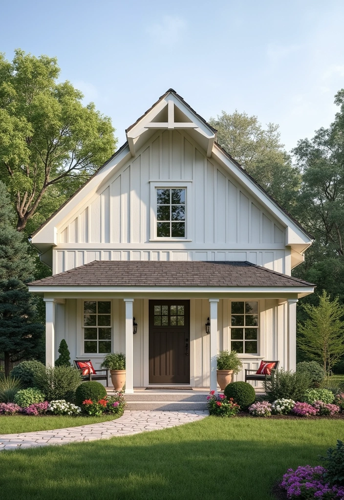 25 Stunning Barndominium Designs That Will Make You Want to Move Immediately! - 7. The Contemporary Cottage