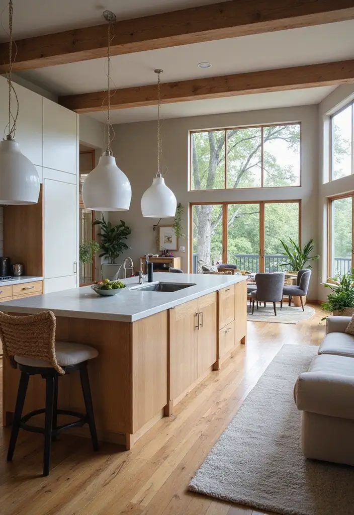 12 Stunning Open Concept Barndominium Floor Plans That Redefine Space! - 1. The Grand Gathering Space