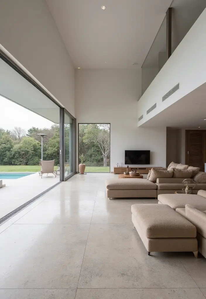 12 Stunning Open Concept Barndominium Floor Plans That Redefine Space! - 3. The Minimalist Oasis