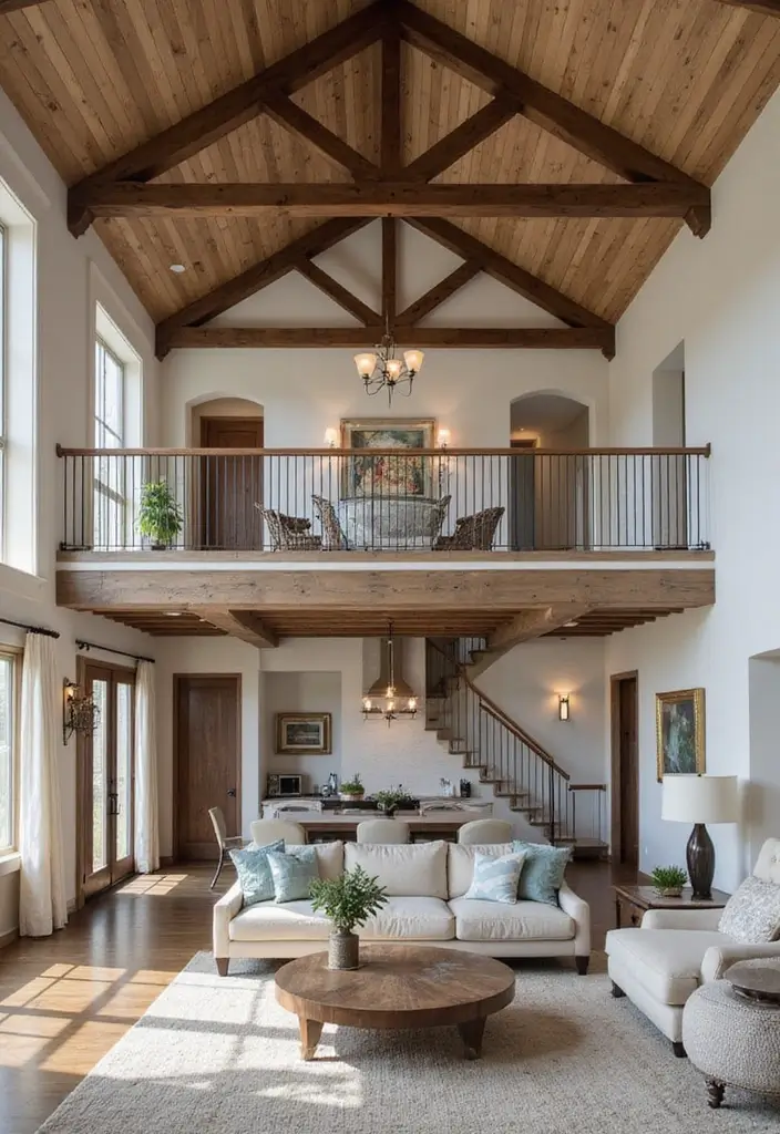 12 Stunning Open Concept Barndominium Floor Plans That Redefine Space! - 4. Luxurious Lofted Living