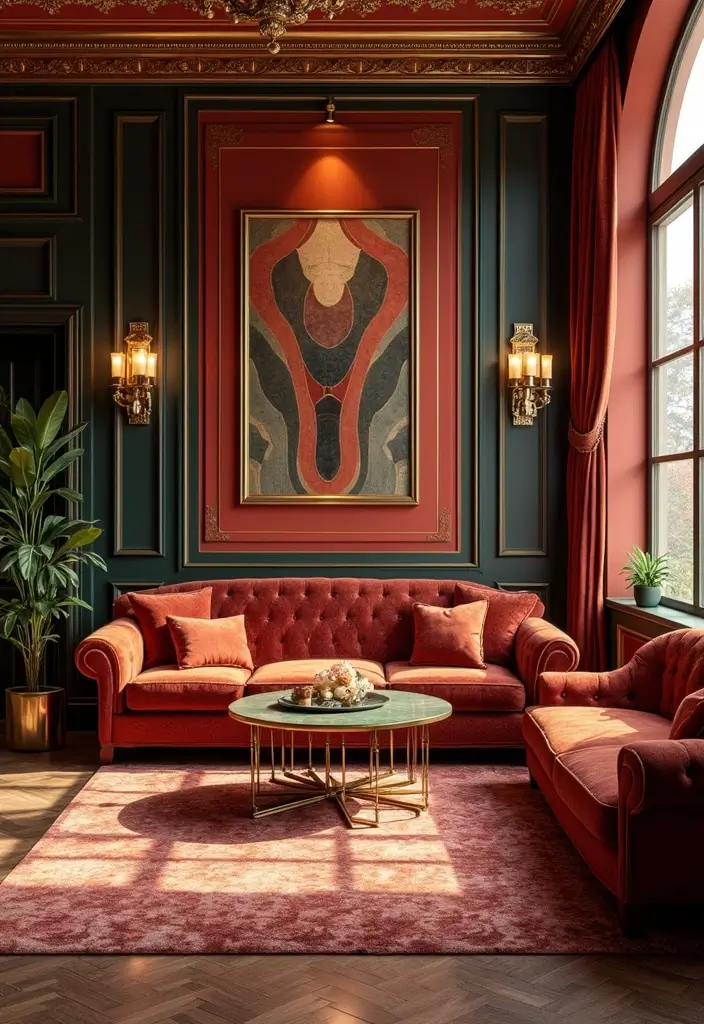 20 Dream Home Designs That Will Make You Swoon (You Won't Believe #16!) - 9. Art Deco Glamour