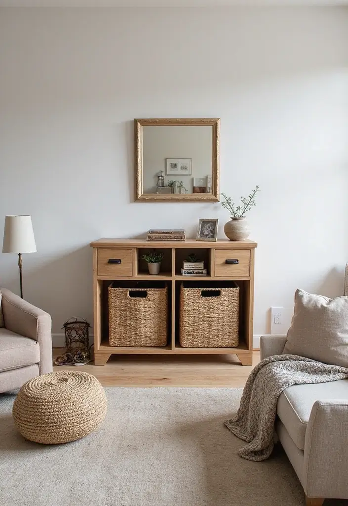 20 Living Room Ideas That'll Make You Never Want to Leave Home Again (#7 Is a Game Changer!) - 16. Stylish Storage Solutions