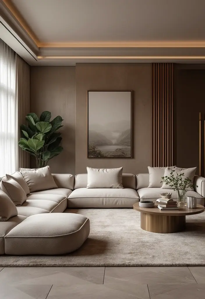 20 Living Room Ideas That'll Make You Never Want to Leave Home Again (#7 Is a Game Changer!) - 18. Sophisticated Neutrals