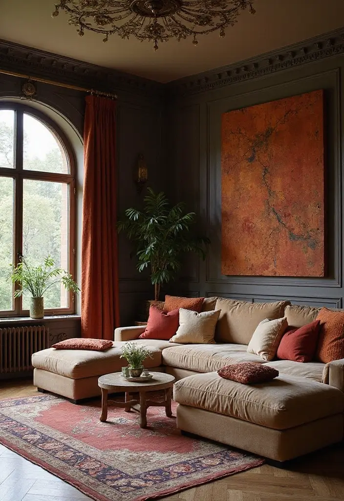 20 Living Room Ideas That'll Make You Never Want to Leave Home Again (#7 Is a Game Changer!) - 20. Luxurious Layering