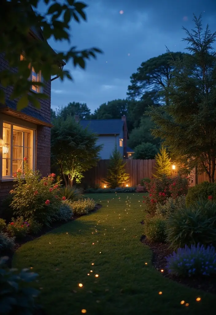 20 Magical Backyard Lighting Ideas That'll Transform Your Evenings (You Won't Believe #7!) - 19. Natural Light from Fireflies