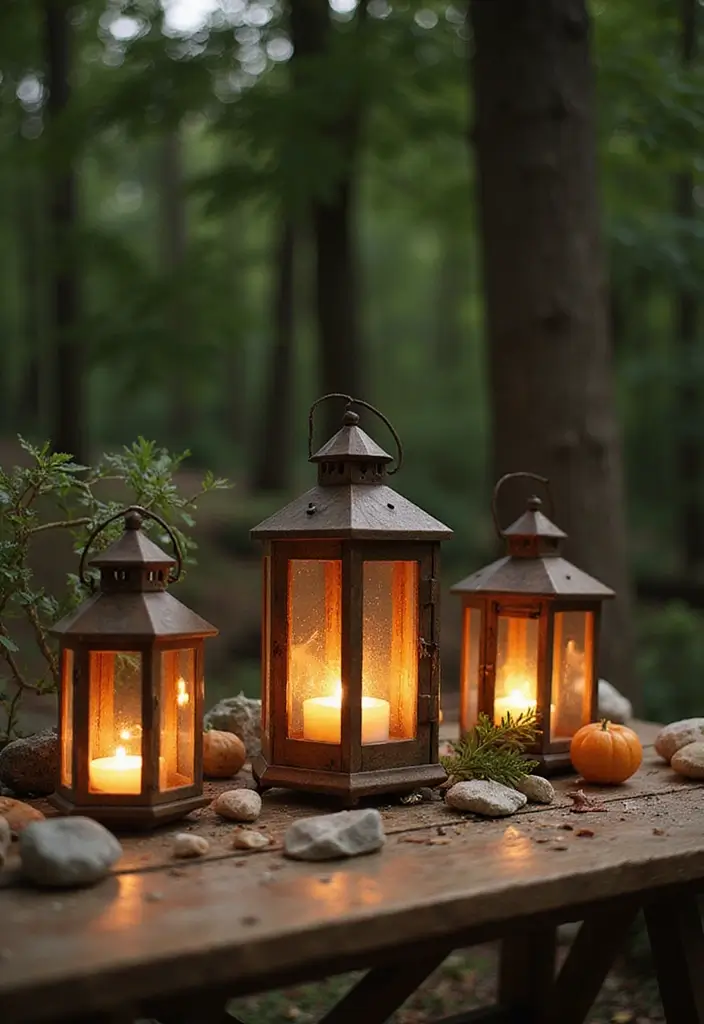 20 Magical Backyard Lighting Ideas That'll Transform Your Evenings (You Won't Believe #7!) - 2. Rustic Lanterns