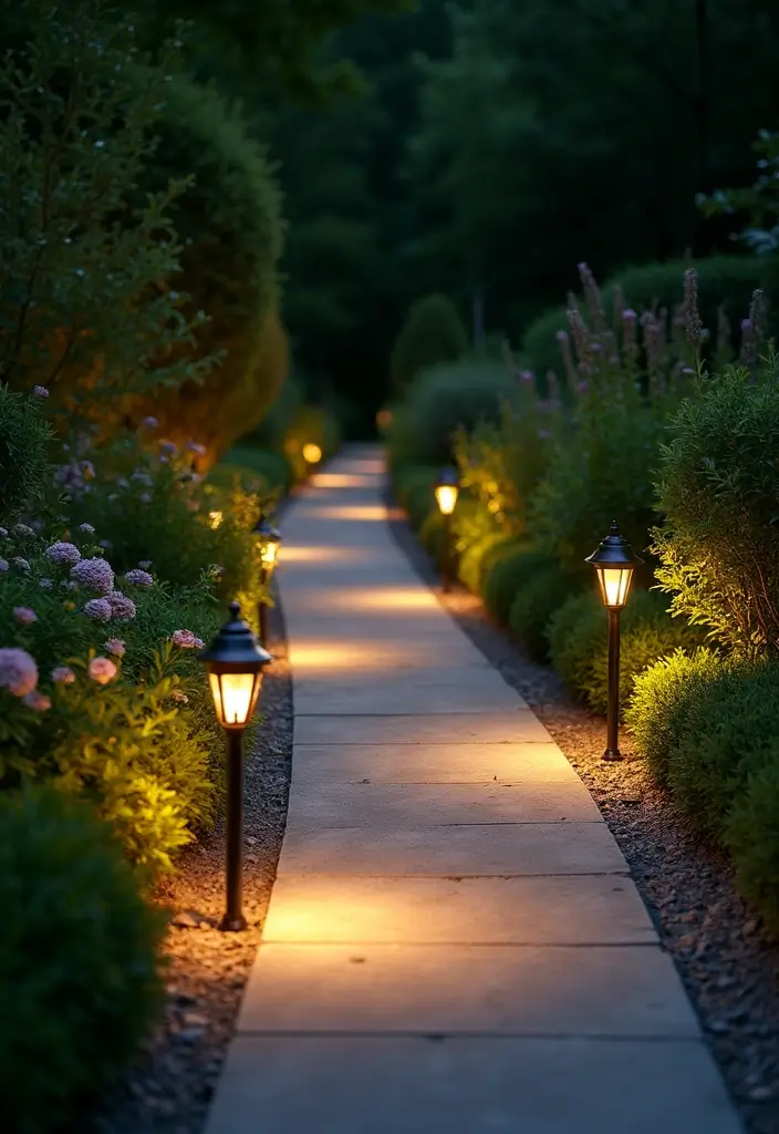20 Magical Backyard Lighting Ideas That'll Transform Your Evenings (You Won't Believe #7!) - 8. Pathway Lights
