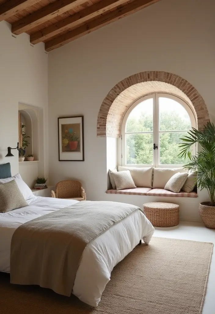 20 Mediterranean Bedroom Makeovers That Will Make You Feel Like You're on Vacation! - 19. Functional Spaces