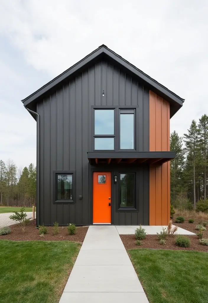 21 Jaw-Dropping Barndominium Exterior Designs That'll Leave Your Neighbors Jealous! - 1. The Modern Metal Marvel