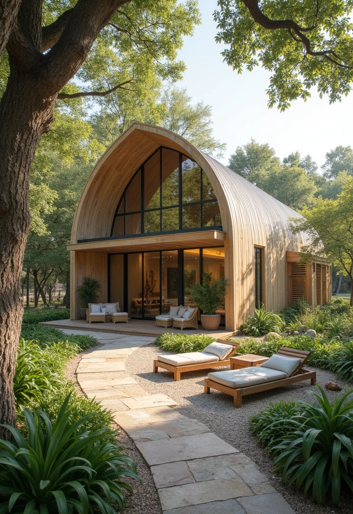 21 Jaw-Dropping Barndominium Exterior Designs That'll Leave Your Neighbors Jealous! - 10. The Peaceful Retreat