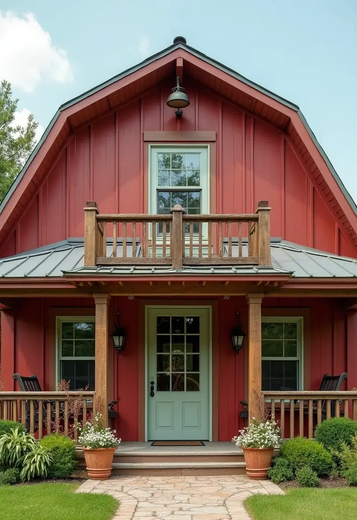 21 Jaw-Dropping Barndominium Exterior Designs That'll Leave Your Neighbors Jealous! - 15. Vintage Revival