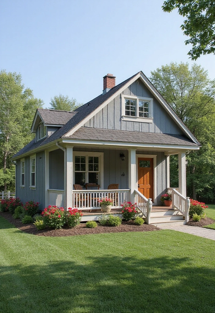 21 Jaw-Dropping Barndominium Exterior Designs That'll Leave Your Neighbors Jealous! - 17. Charming Bungalow Feel