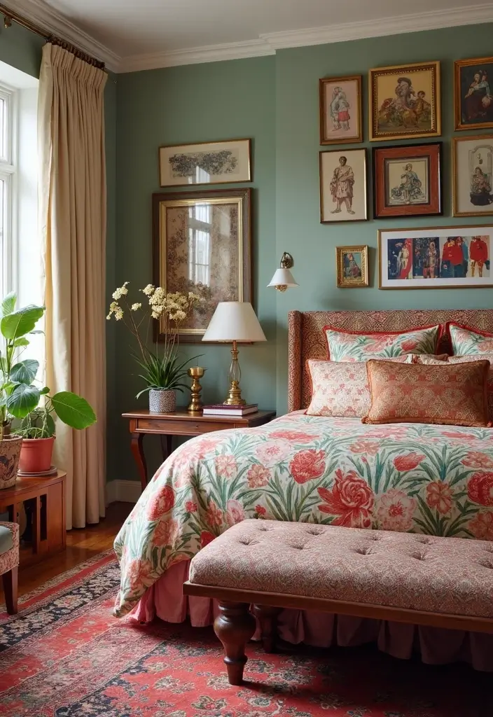 21 Transformaciones de Dormitorio que Te Dejarán Sin Palabras (No Vas a Creer la #7!) - 12. El Toque Ecléctico