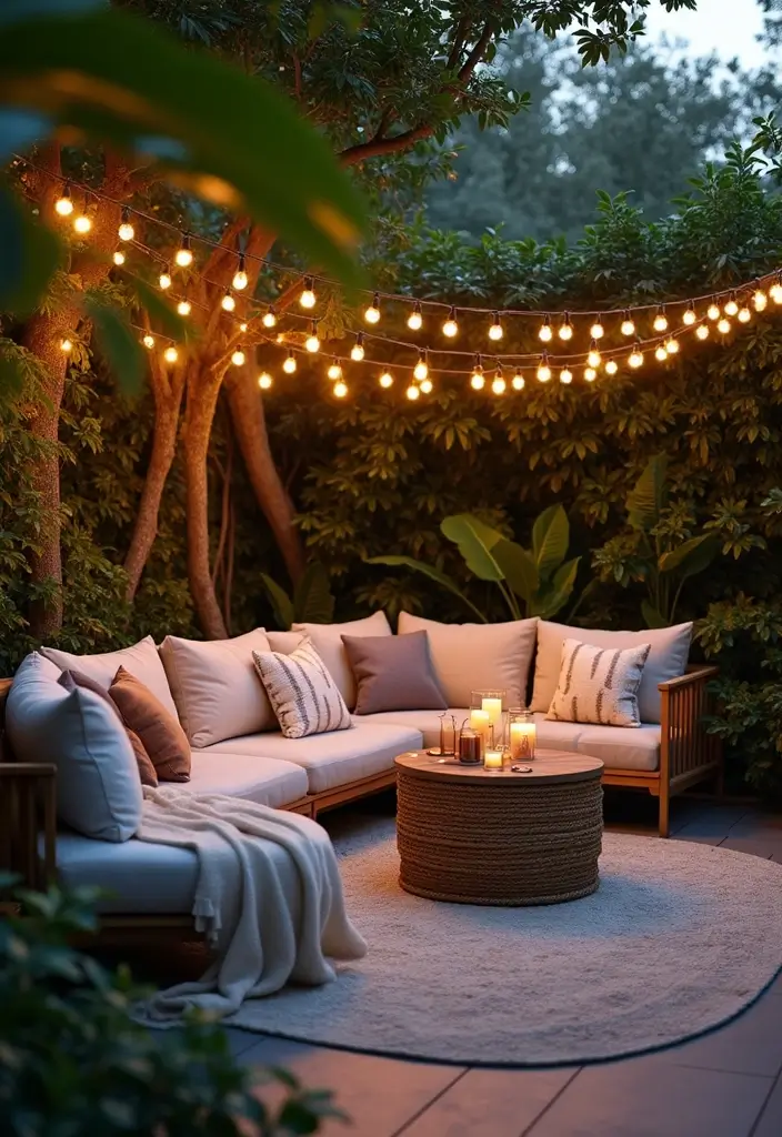 5 Backyard Decor Ideas That'll Turn Your Outdoor Space into a Relaxation Oasis! - 1. Create a Cozy Seating Area