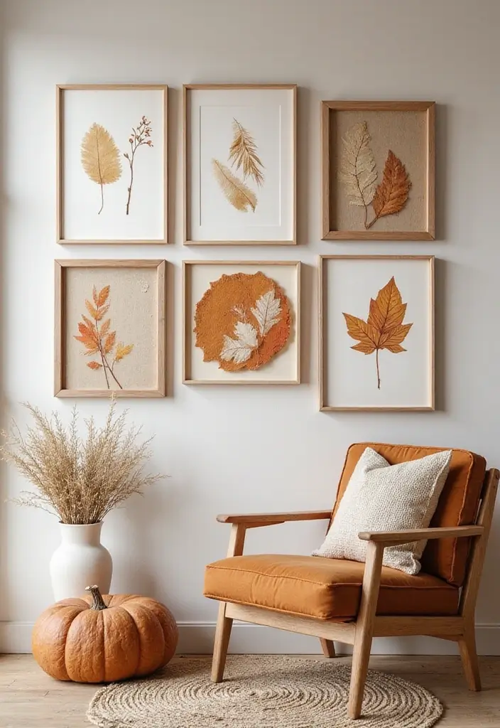 12 Fall Colors Home Decor Ideas That Will Transform Your Space Overnight - 4. Earthy Wall Art