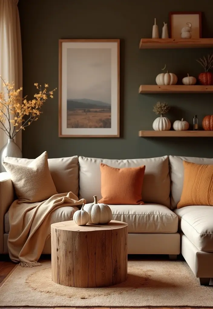 12 Fall Colors Home Decor Ideas That Will Transform Your Space Overnight - 7. Warm Timber Accents