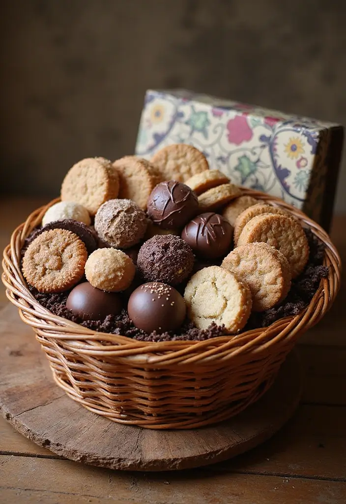 12 Indulgent Luxury Housewarming Basket Ideas That Make New Homes Feel Like Five-Star Hotels (Opulence in Every Gift!) - 10. Artisanal Chocolate and Sweet Treats