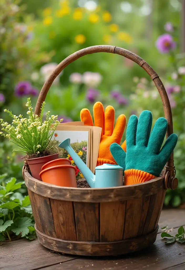 12 Indulgent Luxury Housewarming Basket Ideas That Make New Homes Feel Like Five-Star Hotels (Opulence in Every Gift!) - 9. Gardening Starter Kit