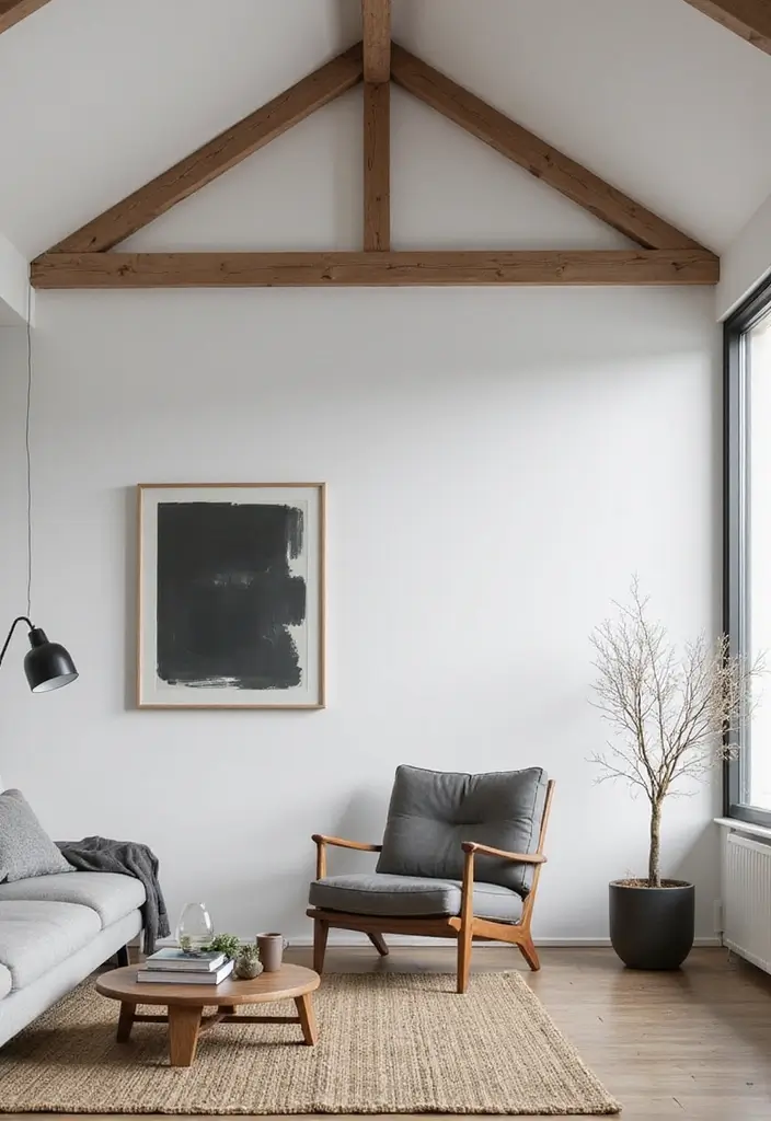 12 Jaw-Dropping Barndominium Living Room Ideas That Prove Barns Can Be Luxe (#4 Will Floor You!) - 11. Minimalist Approach