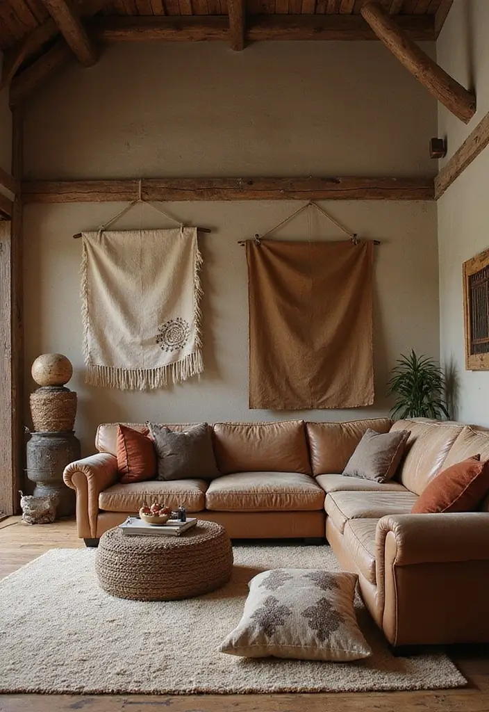 12 Jaw-Dropping Barndominium Living Room Ideas That Prove Barns Can Be Luxe (#4 Will Floor You!) - 7. Layered Textures