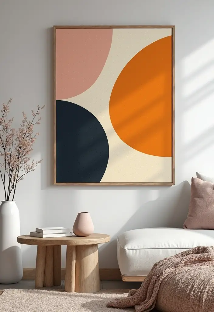 20 Mind-Blowing Abstract Wall Art Pieces That Will Transform Your Space (You Won't Believe #5!) - 15. Captivating Contrasts