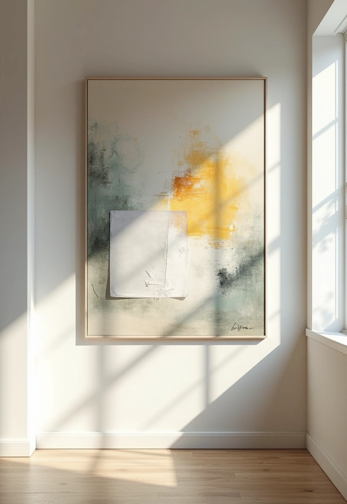 20 Mind-Blowing Abstract Wall Art Pieces That Will Transform Your Space (You Won't Believe #5!) - 18. Emphasizing Light and Shadow