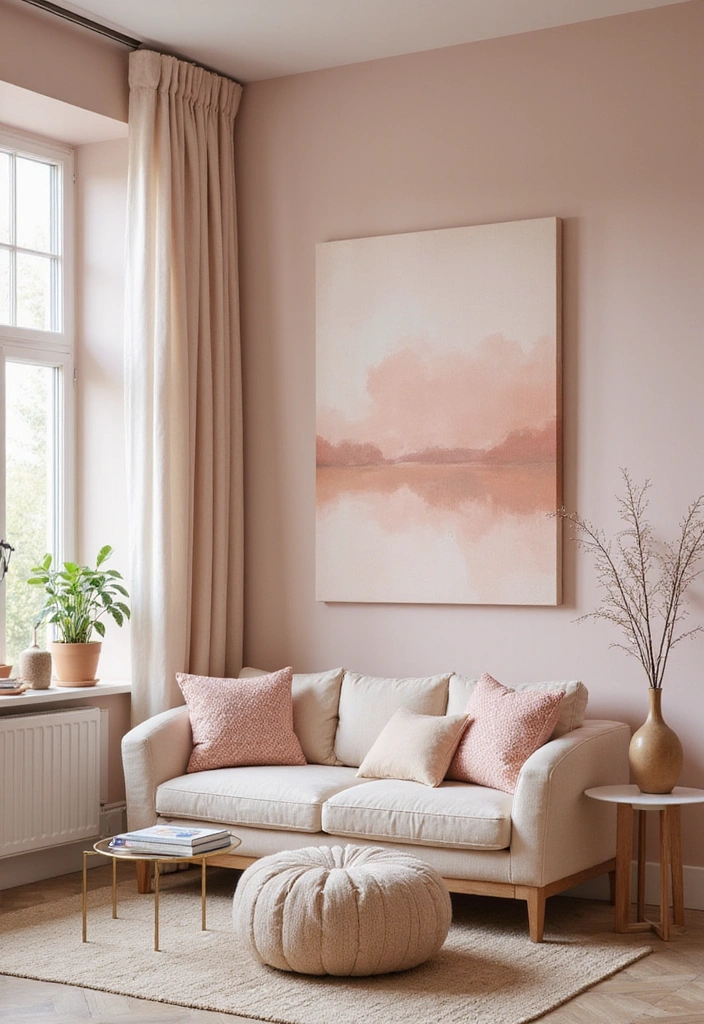 10 Cozy Living Room Styling Ideas That Will Make You Want to Snuggle In! - 5. Use Soft Colors