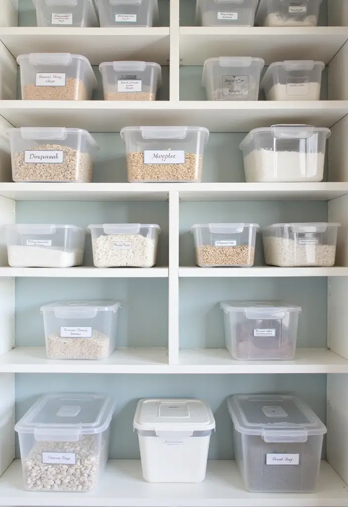 10 Space-Saving Laundry Room Decor Ideas That'll Make a Tiny Room Feel Huge! - 7. Use Clear Containers for Visibility