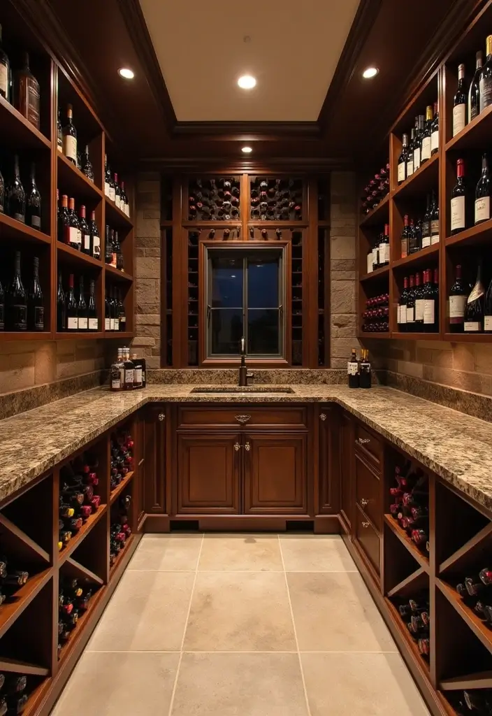 13 Incredible Basement Inspo Ideas That'll Transform Your Space into a Cozy Retreat! - 6. Cozy Wine Cellar