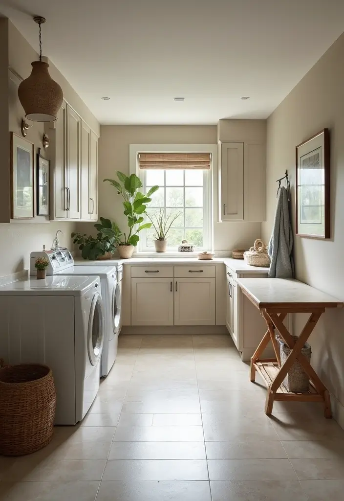 13 Incredible Basement Inspo Ideas That'll Transform Your Space into a Cozy Retreat! - 9. Stylish Laundry Room