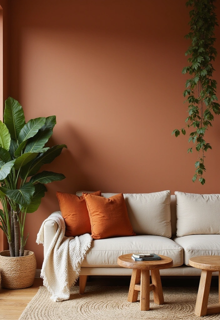 15 Bohemian Interior Design Ideas That Will Transform Your Space into a Cozy Oasis! - 4. Choose Earthy Color Palettes