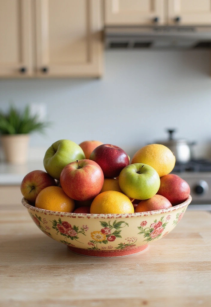 15 Colorful Kitchen Accents That Will Instantly Brighten Your Space! - 11. Decorative Fruit Bowls
