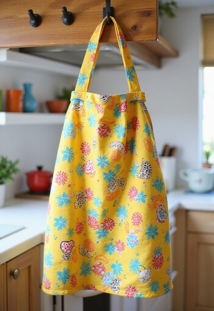 15 Colorful Kitchen Accents That Will Instantly Brighten Your Space! - 15. Cheerful Aprons