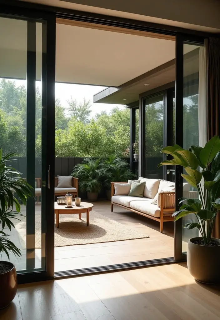 15 Stunning 1 Bed 1 Bath Floor Plan Ideas to Boost Light, Flow, and Style - 11. Indoor-Outdoor Flow