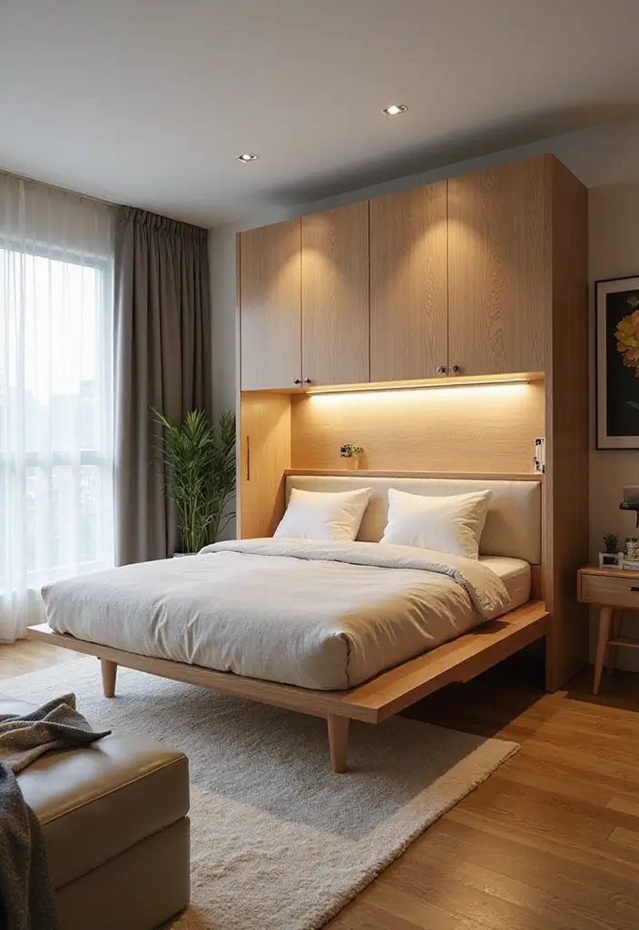 15 Stunning 1 Bed 1 Bath Floor Plan Ideas to Boost Light, Flow, and Style - 3. Multifunctional Spaces