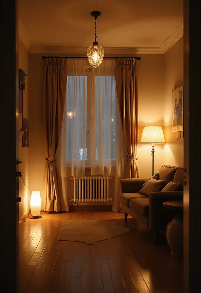 15 Stunning 1 Bed 1 Bath Floor Plan Ideas to Boost Light, Flow, and Style - 5. Strategic Lighting